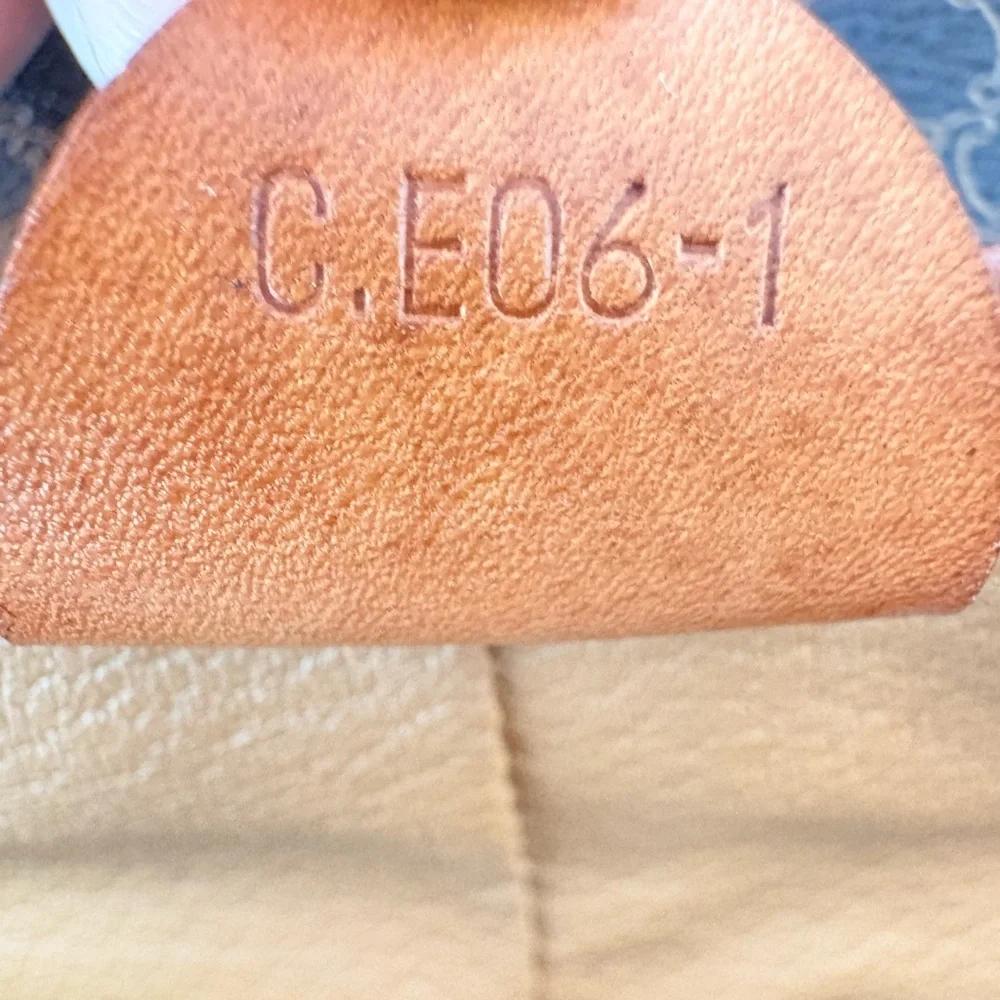 Celine Vintage Macadam PVC Leather & Canvas Backpack with COA